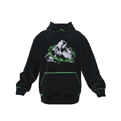 EVEREST LOGO "OG GREEN" HOODIE
