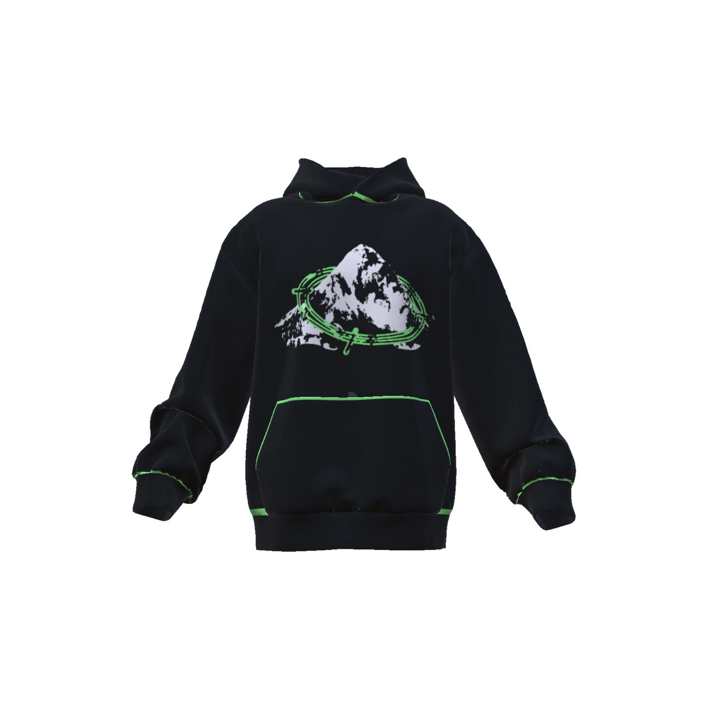 EVEREST LOGO "OG GREEN" HOODIE